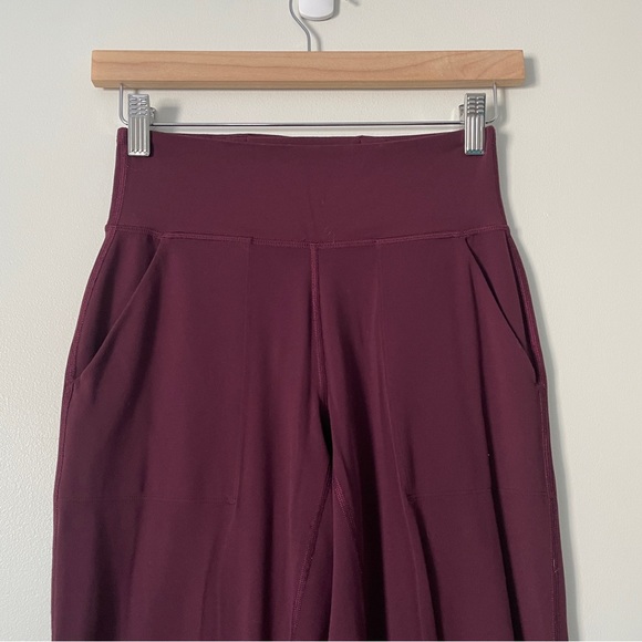 LULULEMON Nulu Align Jogger 4 Cassis 28” High Rise Legging Airport Travel Staple - Picture 3 of 14